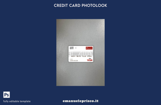 modello frontale photolook con carta di debito Visa Cuba Bandec stile verificato